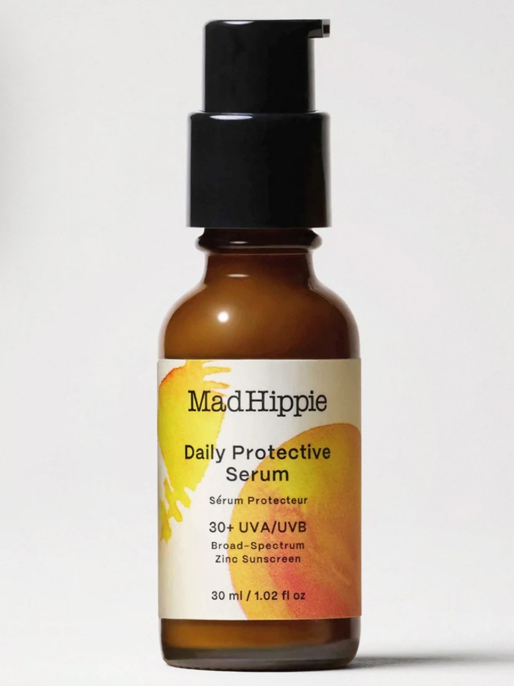 Mad Hippie Daily Protective Serum UVA/UVB Broad Spectrum Zinc Oxide Sunscreen